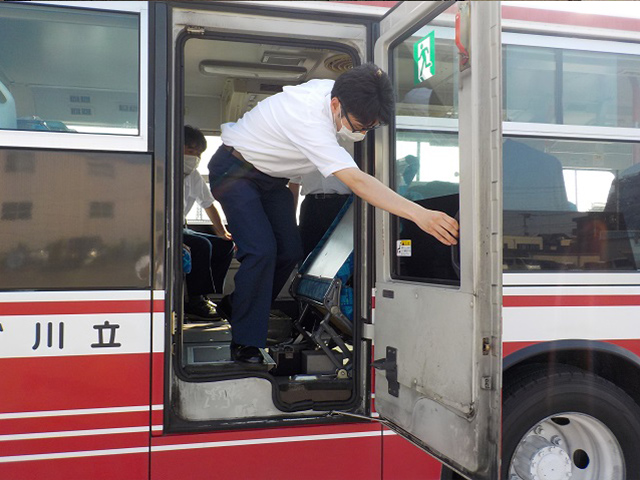 大型二種免許取得の様子2