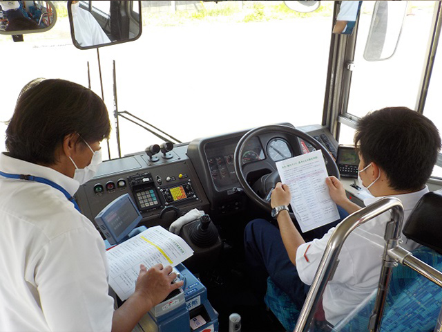 大型二種免許取得の様子3