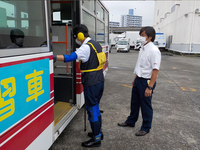 大型二種免許取得の様子4