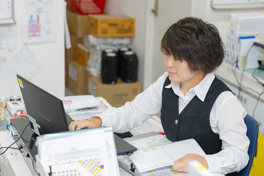 総合職 営業所勤務 I.N. インタビューの様子2