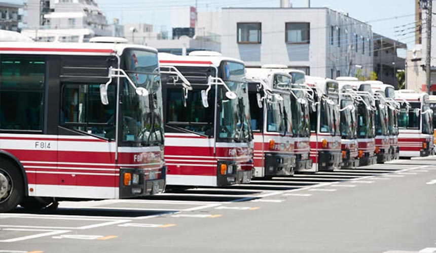 立川バスの風景(路線バス)